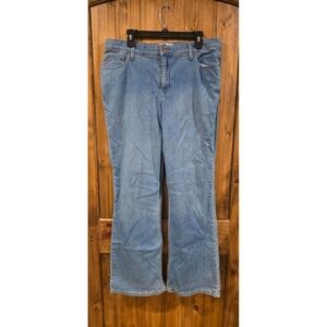 Signature by Levi Strauss & Co. Bootcut Jeans Womens Size 18M Blue Denim Comfort